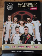 leeres FERRERO Sammelheft / kicker / Fussball EM 2024 / DFB / Album