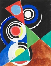 Composition for Jazz, 2nd Series : Sonia Delaunay : Archival Art Print