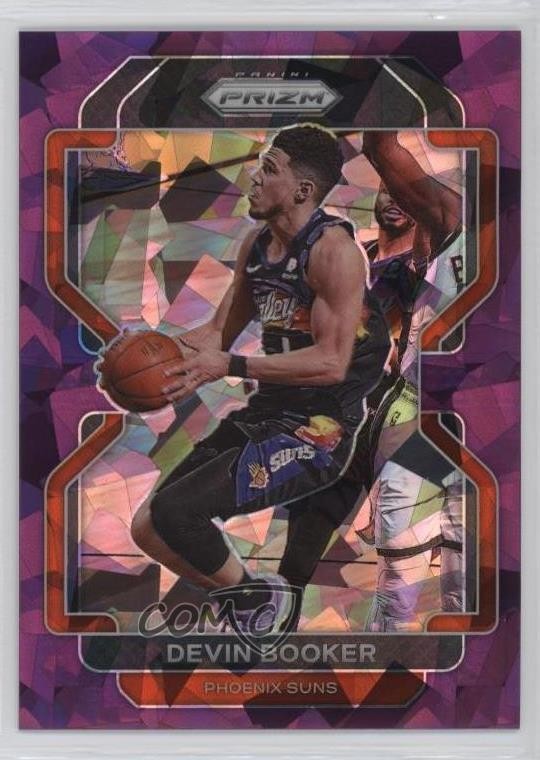 2021-22 Panini Prizm Purple Ice Prizm 134/149 Devin Booker #203 0b4t