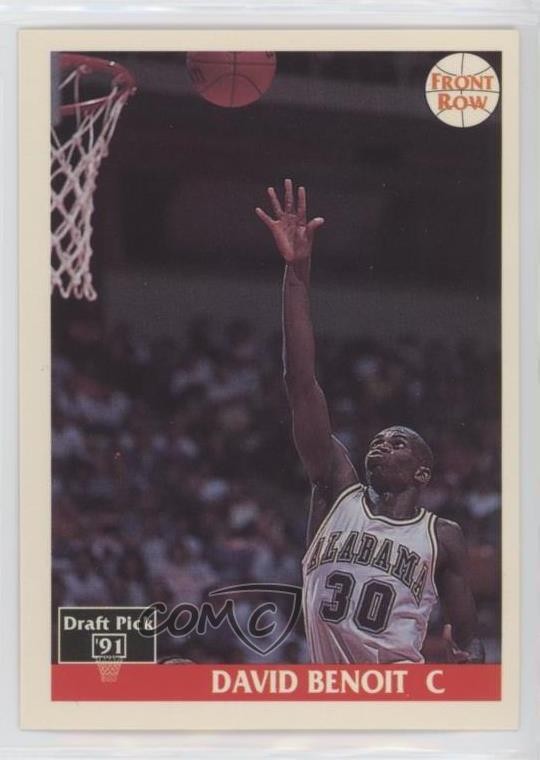 1991-92 Front Row Italian David Benoit #66 Rookie RC 0t13