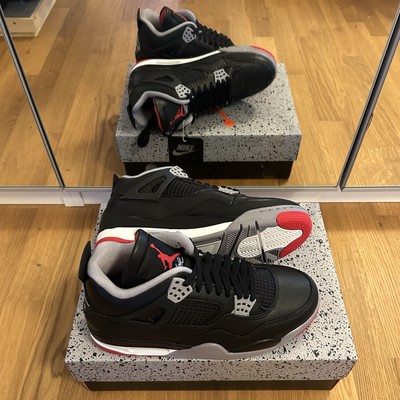 Nike Air Jordan 4 Retro Bred Reimagined, 42/US 8,5 Neu & OVP