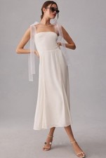 Kairo Reformation dress in ivory size 4 WORN ONCE Perfect for Shower / Wedding