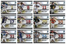 2023 Bowman Chrome Scouts Top 100 Baseball Insert Set 35 Card Lot Set Builder