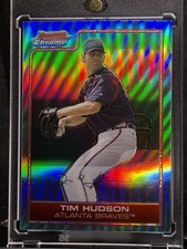 2006 BOWMAN CHROME #197 TIM HUDSON REFRACTOR
