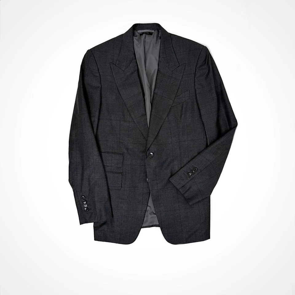 Blazer a cuadros Tom Ford | Solapa pico | $4995 | 40 Foto 3 de 4