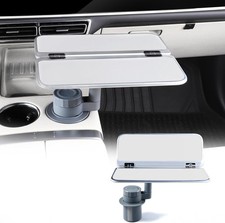 360  Rotating Folding Cup Holder Table, Steering Wheel Tray, Car  Laptop D