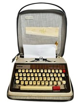Brother Deluxe 1350 Portable Typewriter Vintage Tested Working With Manual