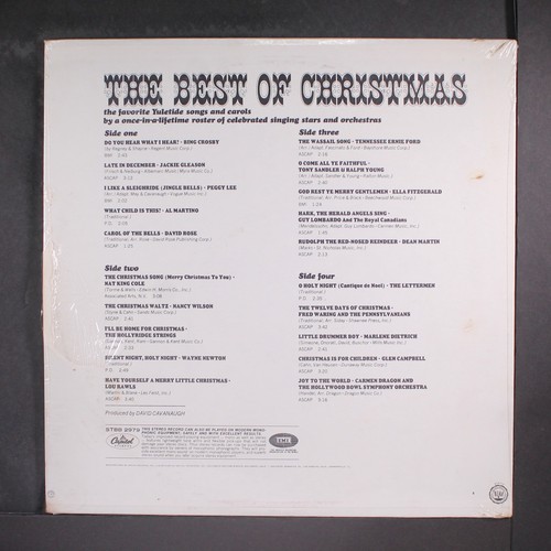 VARIOUS: the best of christmas CAPITOL 12" LP 33 RPM Sealed - Picture 2 of 2