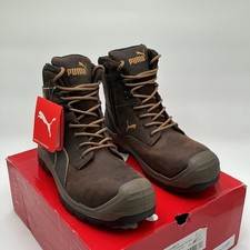 Puma Conquest 630655 Mens US 10.5M Brown 7" WP Composite Toe Work Boots Ebay1197