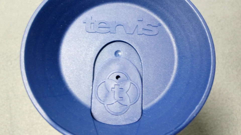 Taza Life is Good Perro/Gato Juntos Tervis Azul Doble Pared 24oz Tapa Caliente/Fría Foto 4 de 4