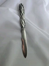 Georg Jensen Denmark Letter Opener Sterling Silver Ornamental #136