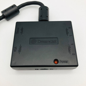 Sega Dreamcast VGA Box Adapter HKT-8100 Official OEM Connection Cable Used Japan