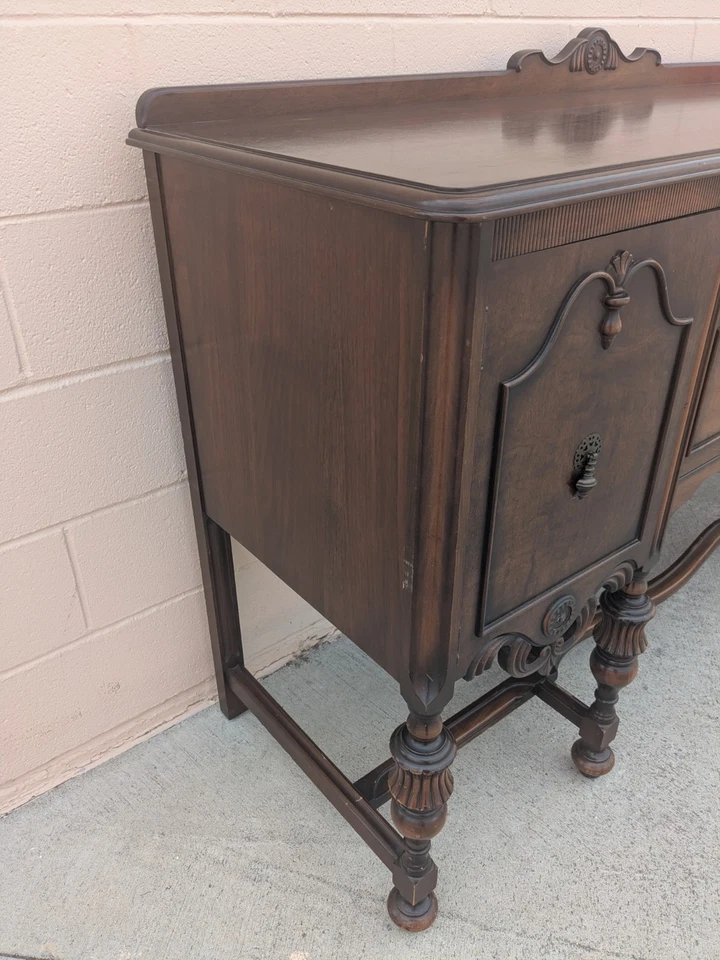 Mesa aparador sofá entrada multimedia consola madera Regency moderna vintage Foto 4 de 4