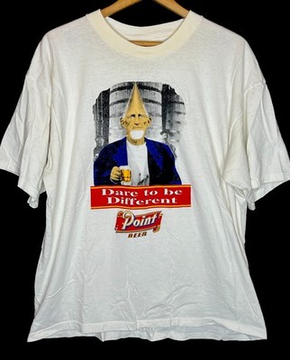 Vintage Point Beer Blue T Shirt Dare To Be Different Cone Heads 90s Y2K Sz XL