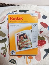 KODAK PREMIUM PHOTO PAPER 100 SHEETS GLOSS 4X6" INSTANT DRY SEALED  
