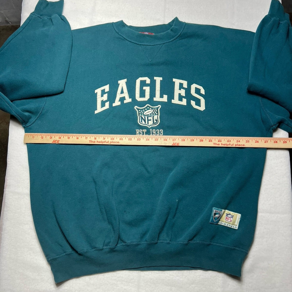 VTF NFL Originals Philadelphia Eagles Green Embroidered Long