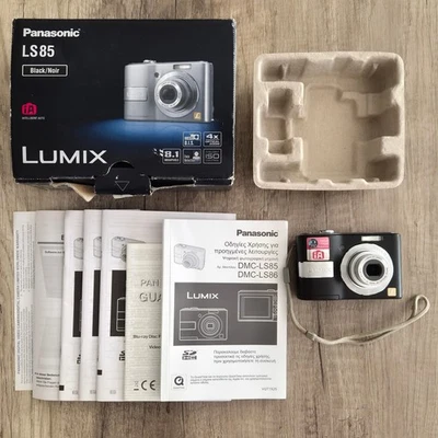 Digitalkamera ► Panasonic LUMIX DMC-LS85 8,1 MP - Schwarz | Leica Objektiv ◄