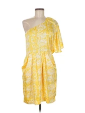 Collective Concepts Women Yellow Cocktail Dress M