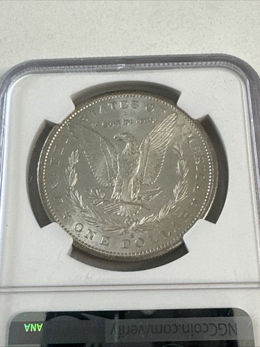 1880-S Morgan Dollar NGC MS 60 scarcer grade - Picture 3 of 3