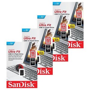 sandisk ultra fit 16gb usb 3.1