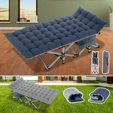Folding Camping Cot Bed For Adult Kid Reclining Folding Sleeping Cots Mattress