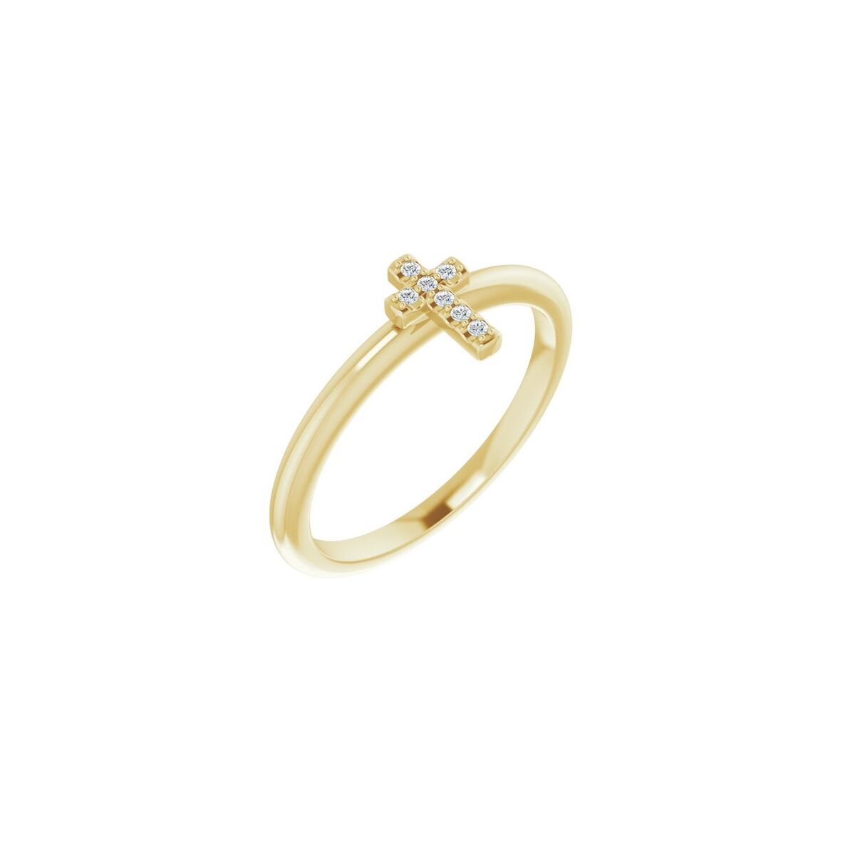2 Stone .03 CTW Diamond Signet Ring in 14k Gold or Sterling Silver 2 Stone .03 CTW Diamond Signet Ring in 14k Gold or Sterling Silver