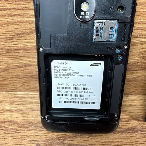 SAMSUNG GALAXY S2 (sprint) No Battery - Picture 3 of 7