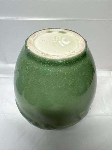Rookwood 6831 Green Glazed Flying Geese Birds Vase 1945 Very Nice Piece No Damag - Picture 6 of 9