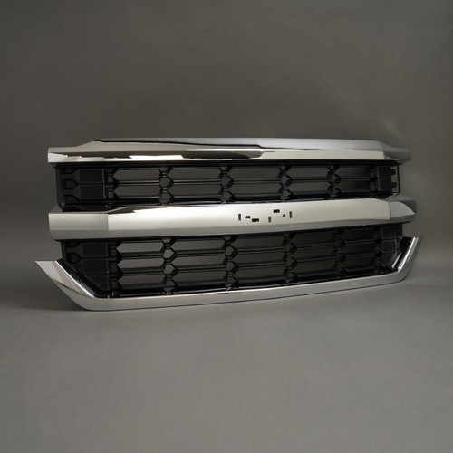 For 2016-2019 2017 Chevrolet Silverado 1500 Front Upper Grille Chrome Grill