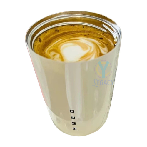 SMEG Bicchiere Vintage Isolamento Thermos Caffè Tazza Viaggio Acciaio Inox 320ml - Foto 6 di 7