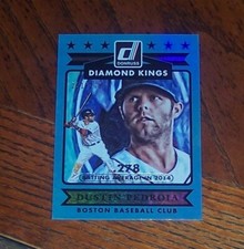 2015 Donruss Stat Line Season #4 Dustin Pedroia Diamond Kings Boston 251/278