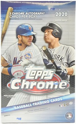 2020 Topps Chrome Baseball Hobby Box 
