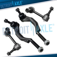 Front Outer Tie Rod Sway Bars for 2002-2003 Chevy GMC Trailblazer Envoy Bravada