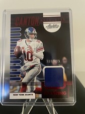 2023 Absolute Football Canton Absolutes Eli Manning Red Patch /199