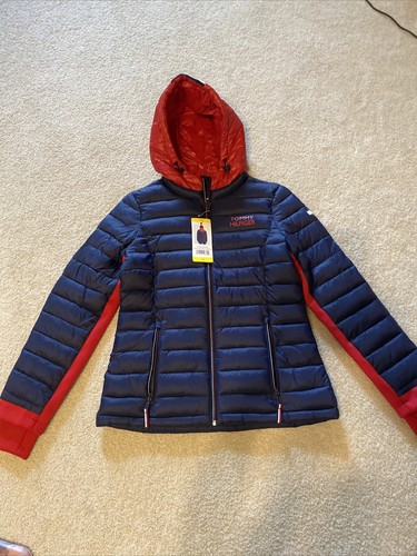 Tommy HIlfiger Womens Coat Dark Blue 