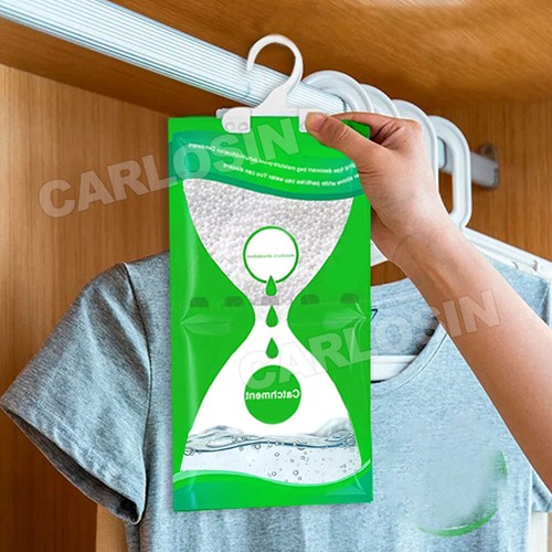 Dehumidifier Bag Moisture Absorber Hanging Wardrobe Drying Anti-mold Agent NEW - Picture 9 of 12