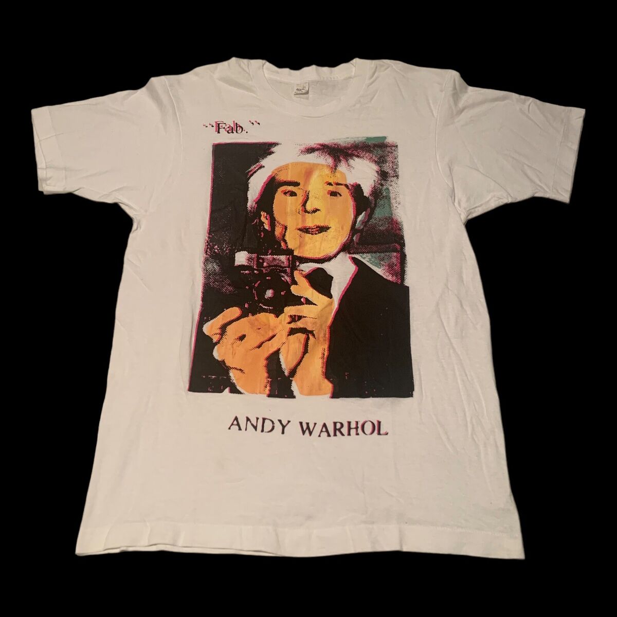 Vintage 80's Andy Warhol Fab Art Tour Concert T-Shirt M/L | eBay Vintage 80's Andy Warhol Fab Art Tour Concert T-Shirt M/L | eBay
