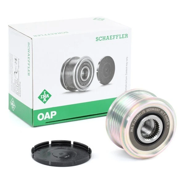 INA 535019410 Alternator Freewheel Clutch Pulley for Citroen Vauxhall Peugeot DS