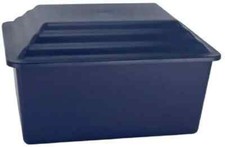 Large/Adult Blue Polymer Urn Vault for Ground Burial Funeral Cremation Urn