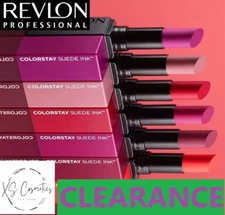 Revlon ColorStay Suede Ink Lipstick 0.09 Oz -LONG DURATION  WATERPROOF You Pick!
