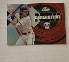 2022 Topps Series 1 Baseball Alec Bohm Generation Now GN-23