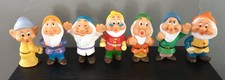 Walt Disney Snow White Seven Dwarfs Bath Squeak Toys Toys Rubber Plastic 5"