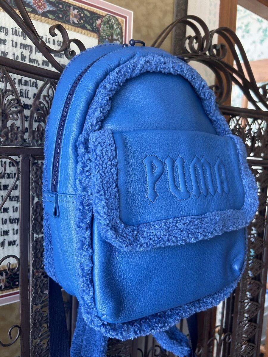 Puma x Fenty by Rihanna Blue Sherpa mini Backpack | eBay Puma x Fenty by Rihanna Blue Sherpa mini Backpack | eBay