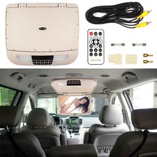18.5in 10W Car Ceiling Monitor LCD TFT Overhead Flip Down Digital Screen Gray
