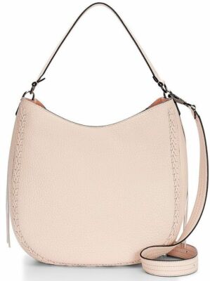 Rebecca Minkoff HU17GUWH32 Convertible Hobo Whipstitch Soft Blush Womens Handbag