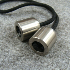 Titanium Begleri Fidget Toy Paracord Lanyard Beads Ti "Worry Beads" Fidget Toys