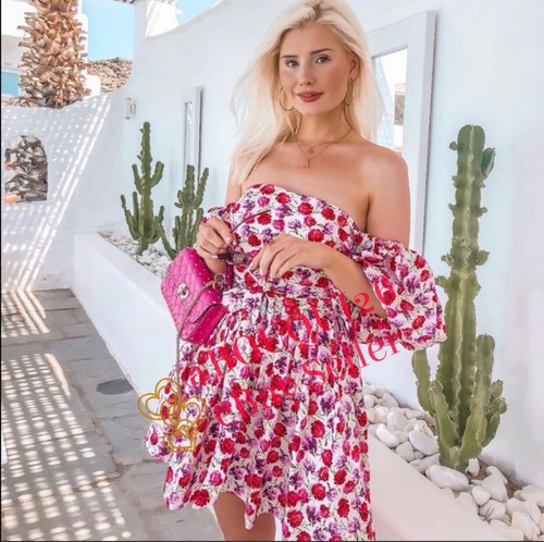 ZARA NWT SS19 MINI PRINTED DRESS WITH 