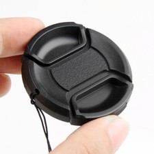 62mm Snap-on Center Pinch Lens Cap Cover for Canon Nikon Sony Pentax Olympus