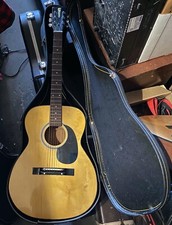 1970's/80's Korean Encore Om/000 Size Acoustic Guitar
