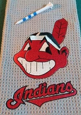 Chief Wahoo - Cleveland Indians microfiber golf & BBQ towel